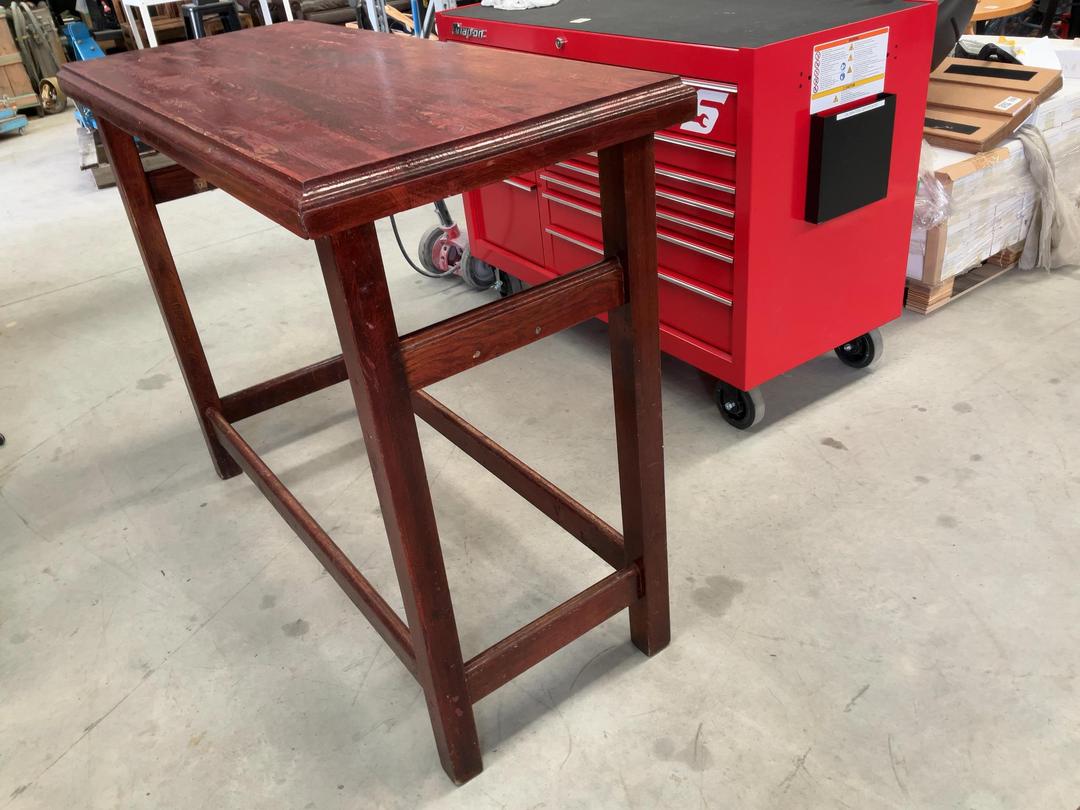 Photo '13' of Redish Brown Coloured Wooden-Like Bar Leaner or Similar