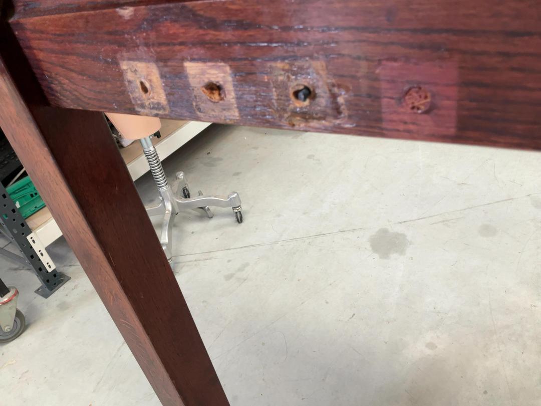 Photo '14' of Redish Brown Coloured Wooden-Like Bar Leaner or Similar