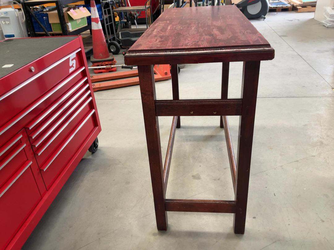 Photo '16' of Redish Brown Coloured Wooden-Like Bar Leaner or Similar