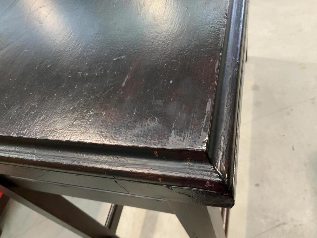 Photo '3' of Black/Brown Coloured Wooden-Like Bar Leaner or Similar