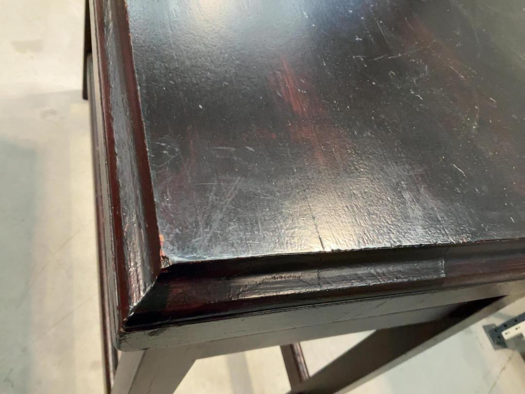 Photo '4' of Black/Brown Coloured Wooden-Like Bar Leaner or Similar