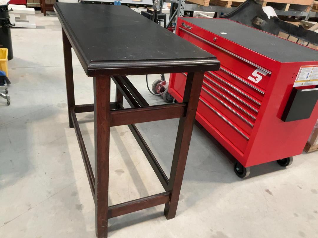 Photo '10' of Black/Brown Coloured Wooden-Like Bar Leaner or Similar