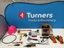 Thumbnail '1' of Various Hand Tools Etc - Pink Hard Hat, Bahco Small Axe Etc