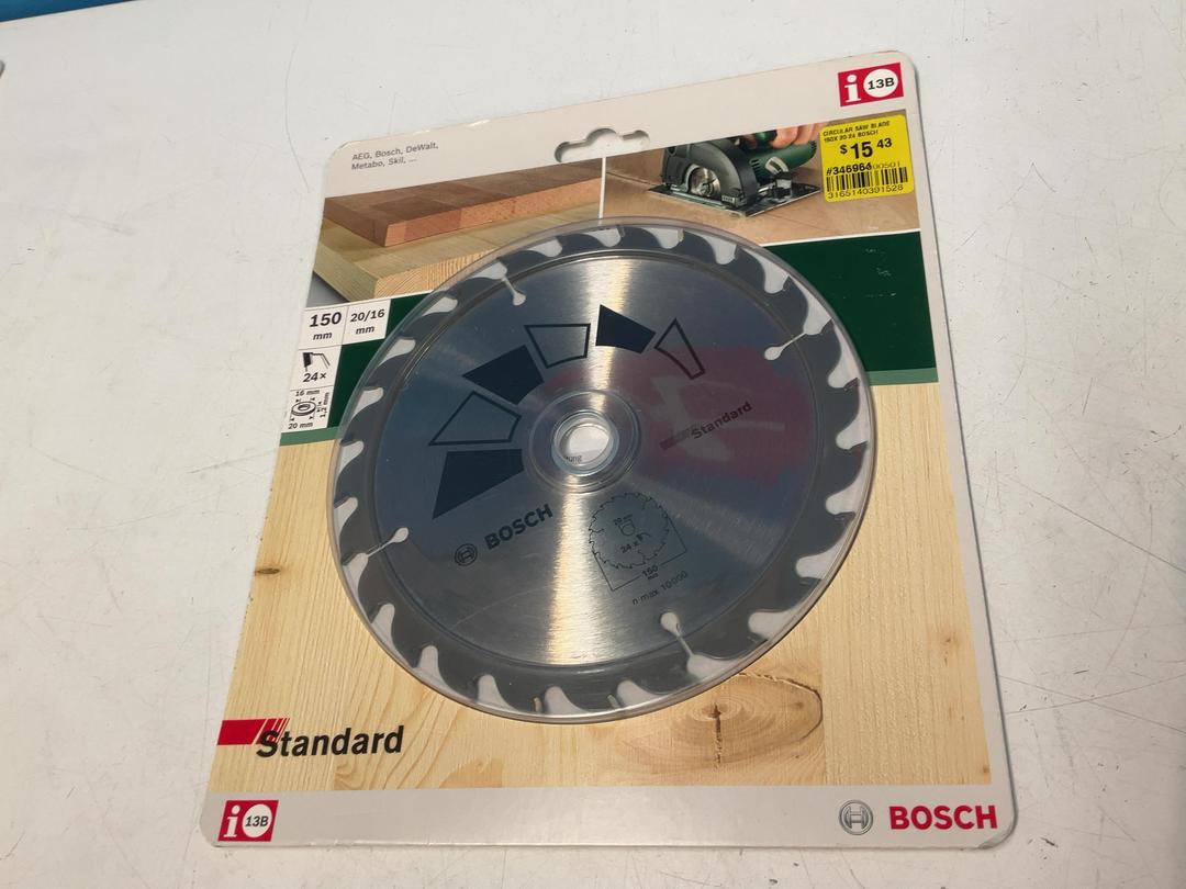 Photo '3' of 2x Bosch Circular Saw Blades - 150mm x 20-24 Photo '3' of 2x Bosch Circular Saw Blades - 150mm x 20-24