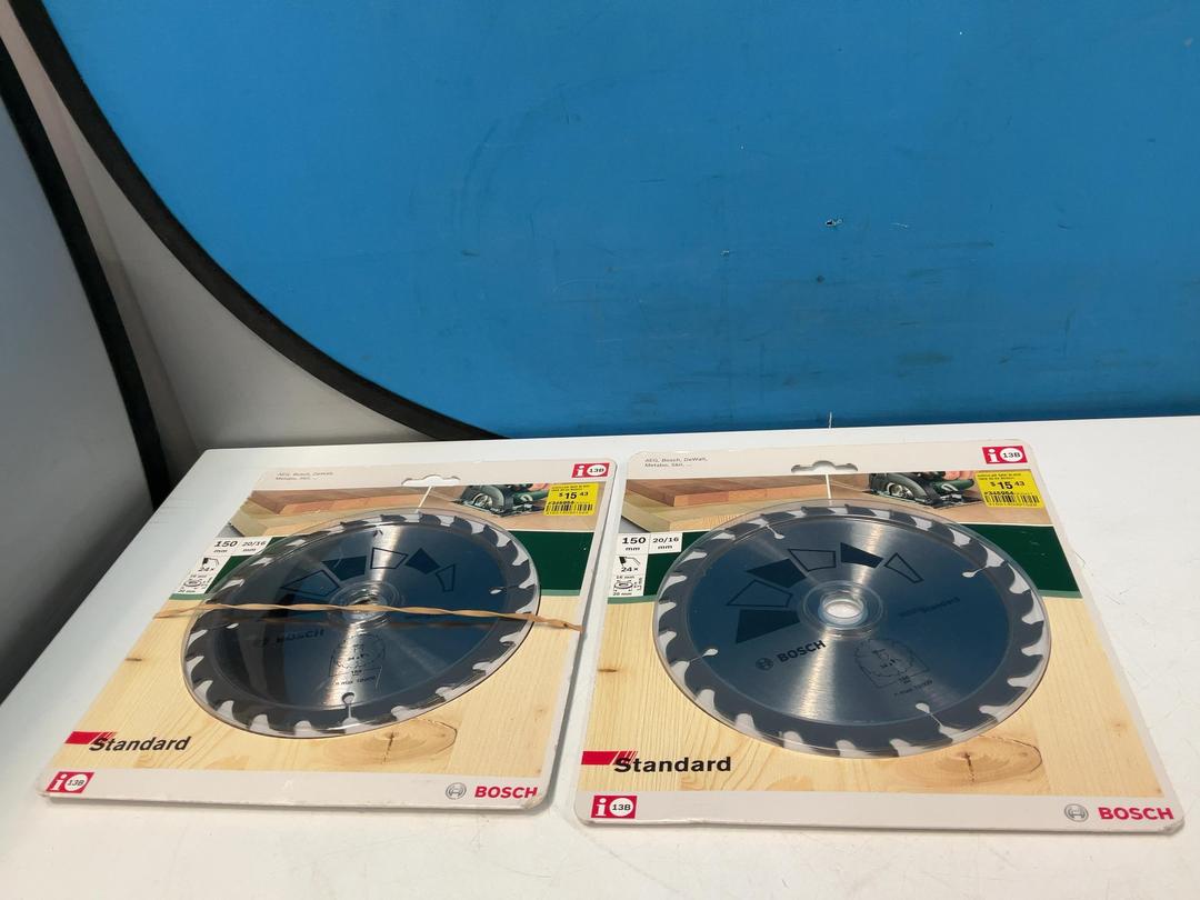 Photo '7' of 2x Bosch Circular Saw Blades - 150mm x 20-24 Photo '7' of 2x Bosch Circular Saw Blades - 150mm x 20-24