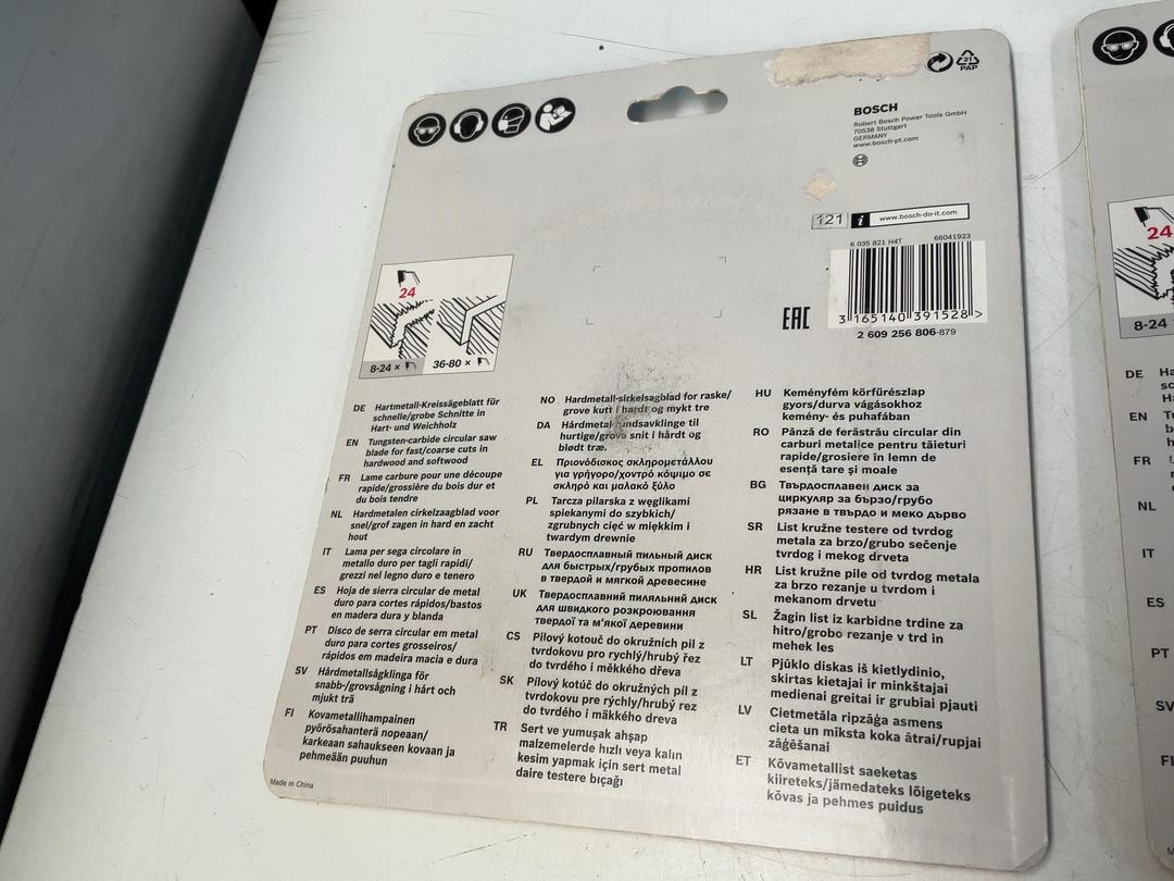 Photo '6' of 2x Bosch Circular Saw Blades - 150mm x 20-24 Photo '6' of 2x Bosch Circular Saw Blades - 150mm x 20-24