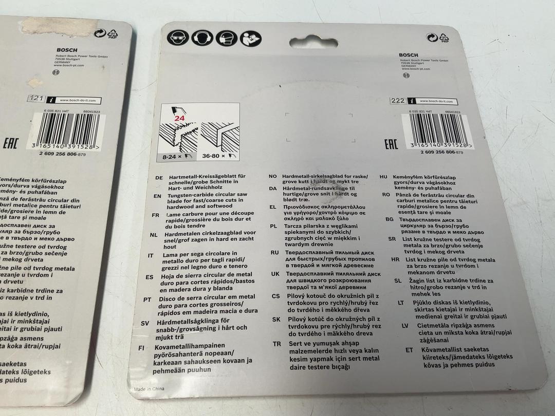 Photo '7' of 2x Bosch Circular Saw Blades - 150mm x 20-24 Photo '7' of 2x Bosch Circular Saw Blades - 150mm x 20-24