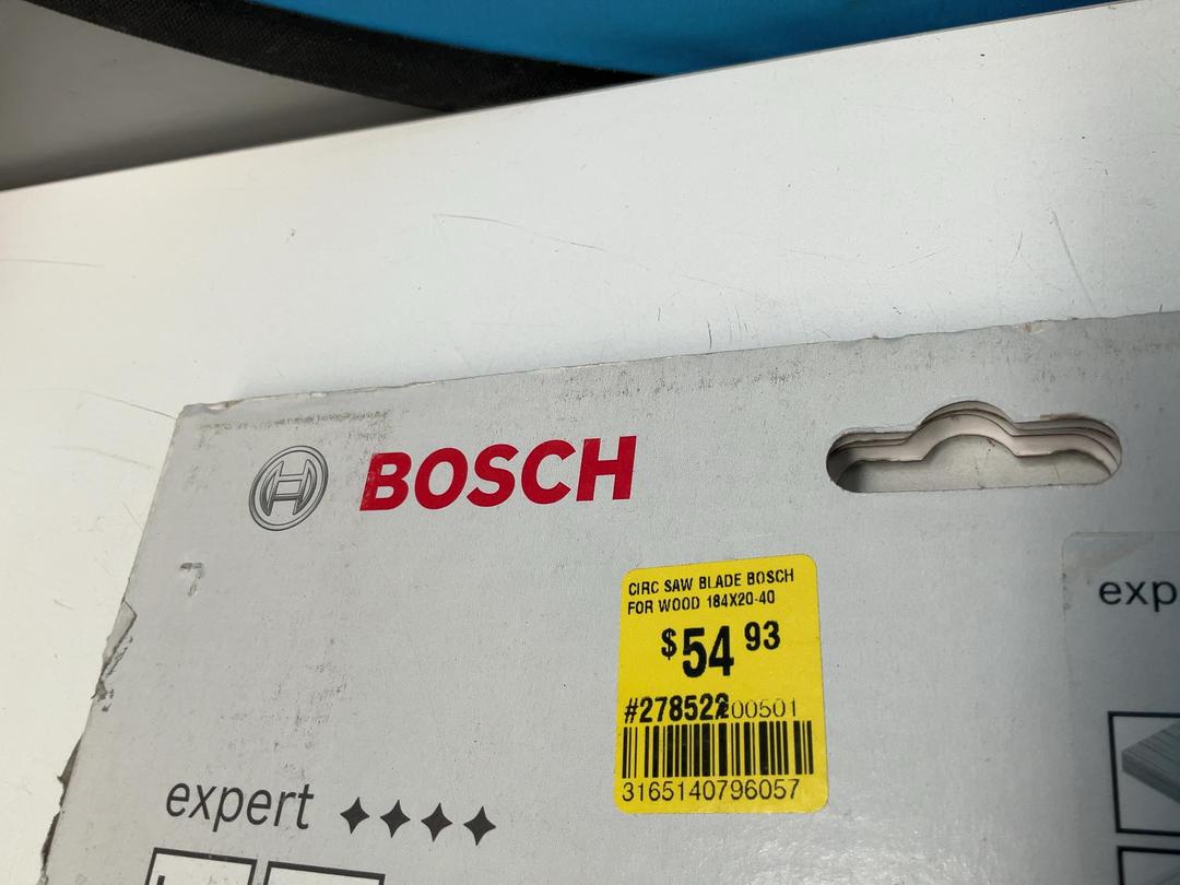 Photo '3' of Bosch Circular Saw Blade - 184mm x 20mm Photo '3' of Bosch Circular Saw Blade - 184mm x 20mm