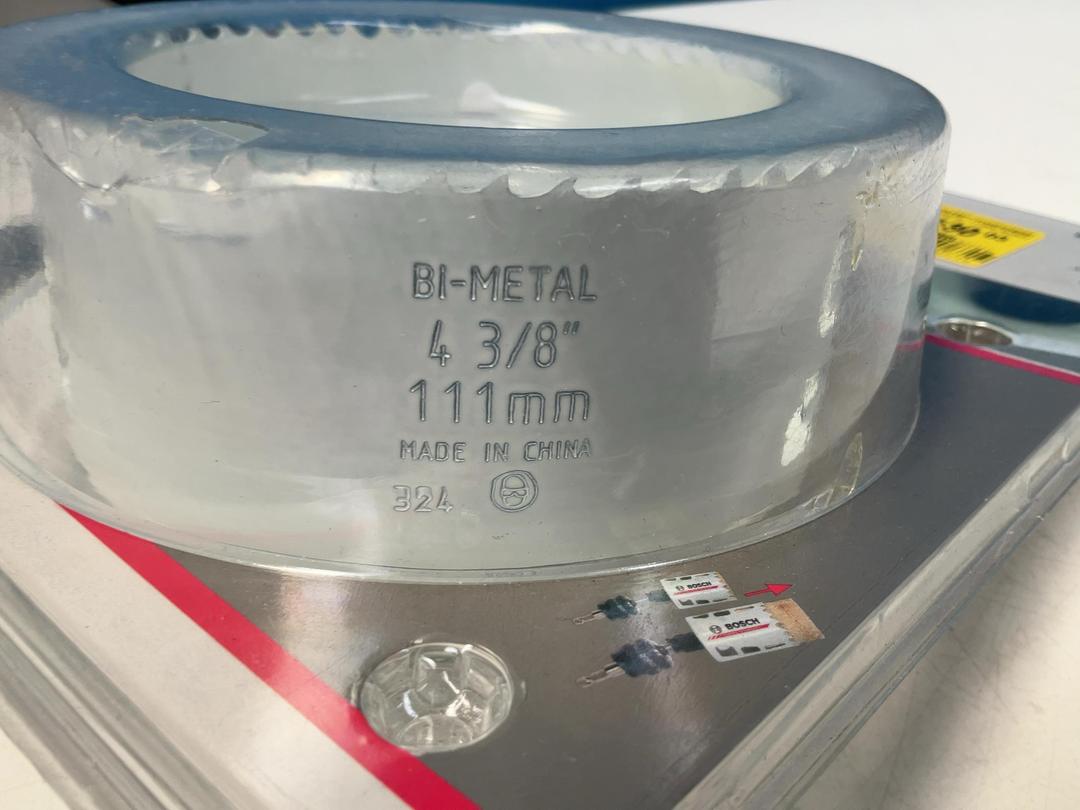 Photo '6' of Bosch Holesaw Quickchange Bi-Metal - 111mm Photo '6' of Bosch Holesaw Quickchange Bi-Metal - 111mm