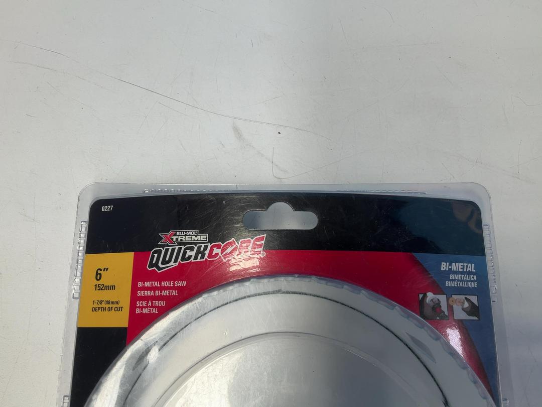 Photo '2' of Blu-Mol Xtreme QuickCore Bi-Metal Holesaw - 152mm Photo '2' of Blu-Mol Xtreme QuickCore Bi-Metal Holesaw - 152mm