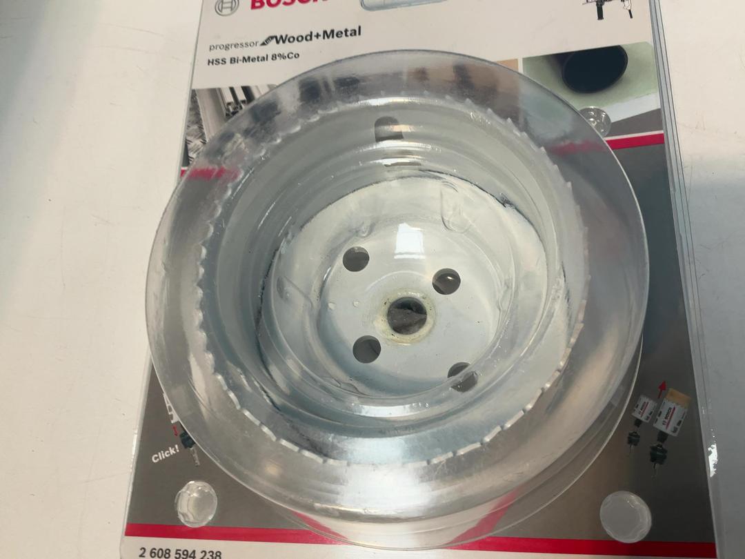 Photo '4' of Bosch Holesaw - Wood and Metal - 98mm Photo '4' of Bosch Holesaw - Wood and Metal - 98mm