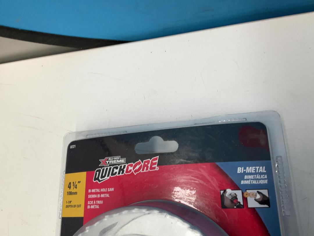 Photo '3' of Blu-Mol Xtreme QuickCore Bi-Metal Holesaw - 108mm