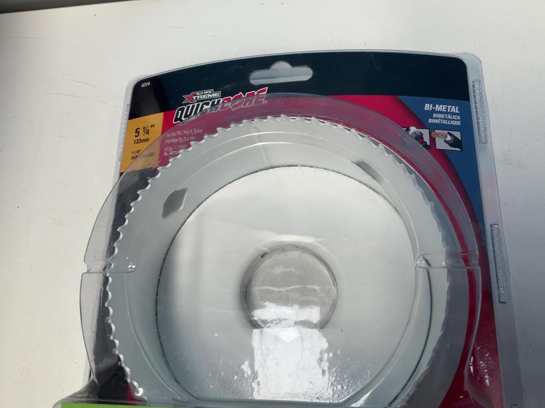 Photo '4' of Blu-Mol Xtreme Quickcore Bi-Metal Holesaw - 133mm Photo '4' of Blu-Mol Xtreme Quickcore Bi-Metal Holesaw - 133mm