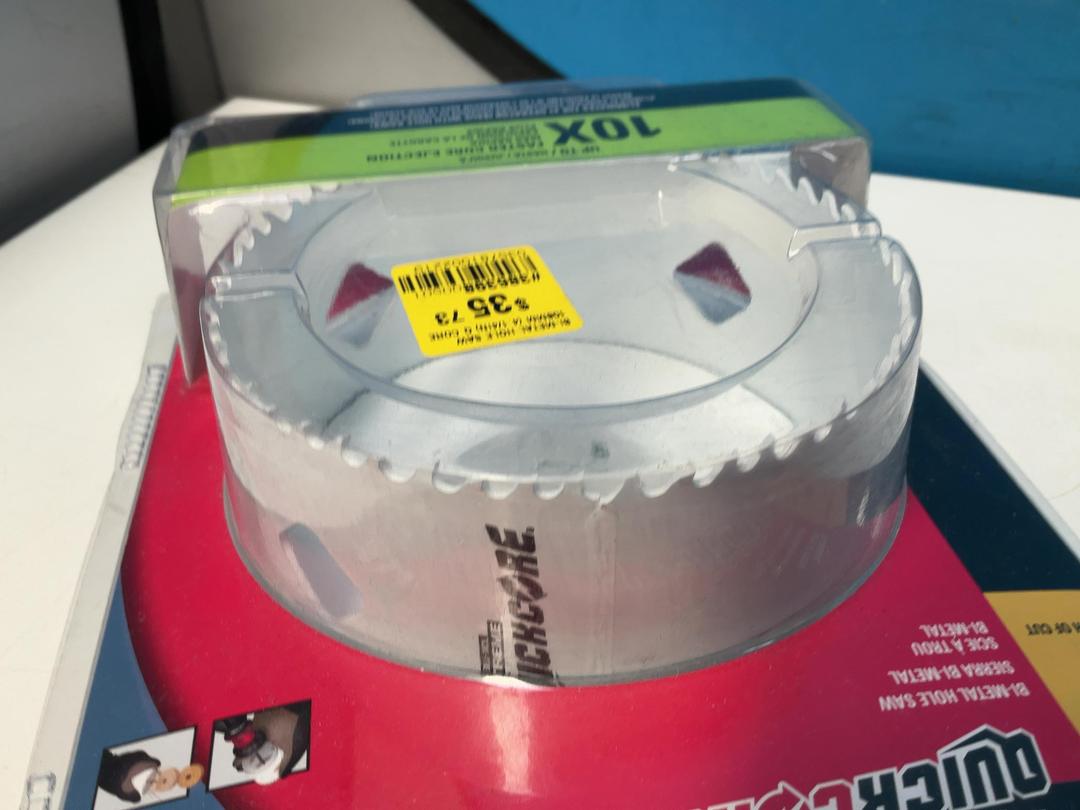 Photo '7' of Blu-Mol Xtreme Quickcore Bi-Metal Holesaw - 108mm Photo '7' of Blu-Mol Xtreme Quickcore Bi-Metal Holesaw - 108mm