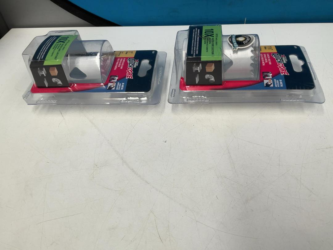 Photo '5' of 2x Blu-Mol Xtreme Quickcore Holesaws - 1x 25mm and 1x 38mm Photo '5' of 2x Blu-Mol Xtreme Quickcore Holesaws - 1x 25mm and 1x 38mm