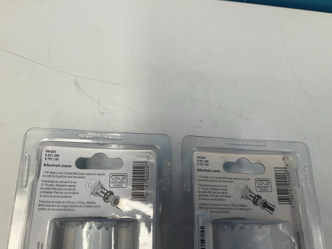 Photo '7' of 2x Blu-Mol Xtreme Quickcore Holesaws - 1x 25mm and 1x 38mm Photo '7' of 2x Blu-Mol Xtreme Quickcore Holesaws - 1x 25mm and 1x 38mm