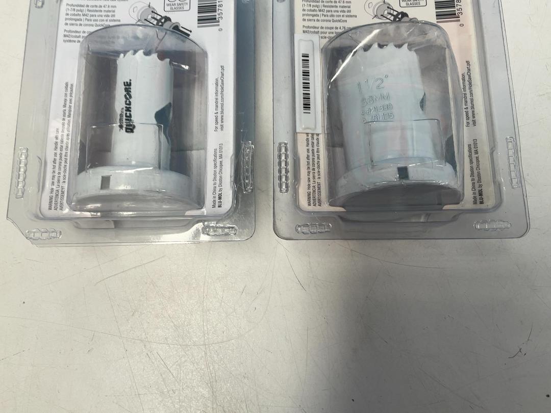 Photo '8' of 2x Blu-Mol Xtreme Quickcore Holesaws - 1x 25mm and 1x 38mm Photo '8' of 2x Blu-Mol Xtreme Quickcore Holesaws - 1x 25mm and 1x 38mm