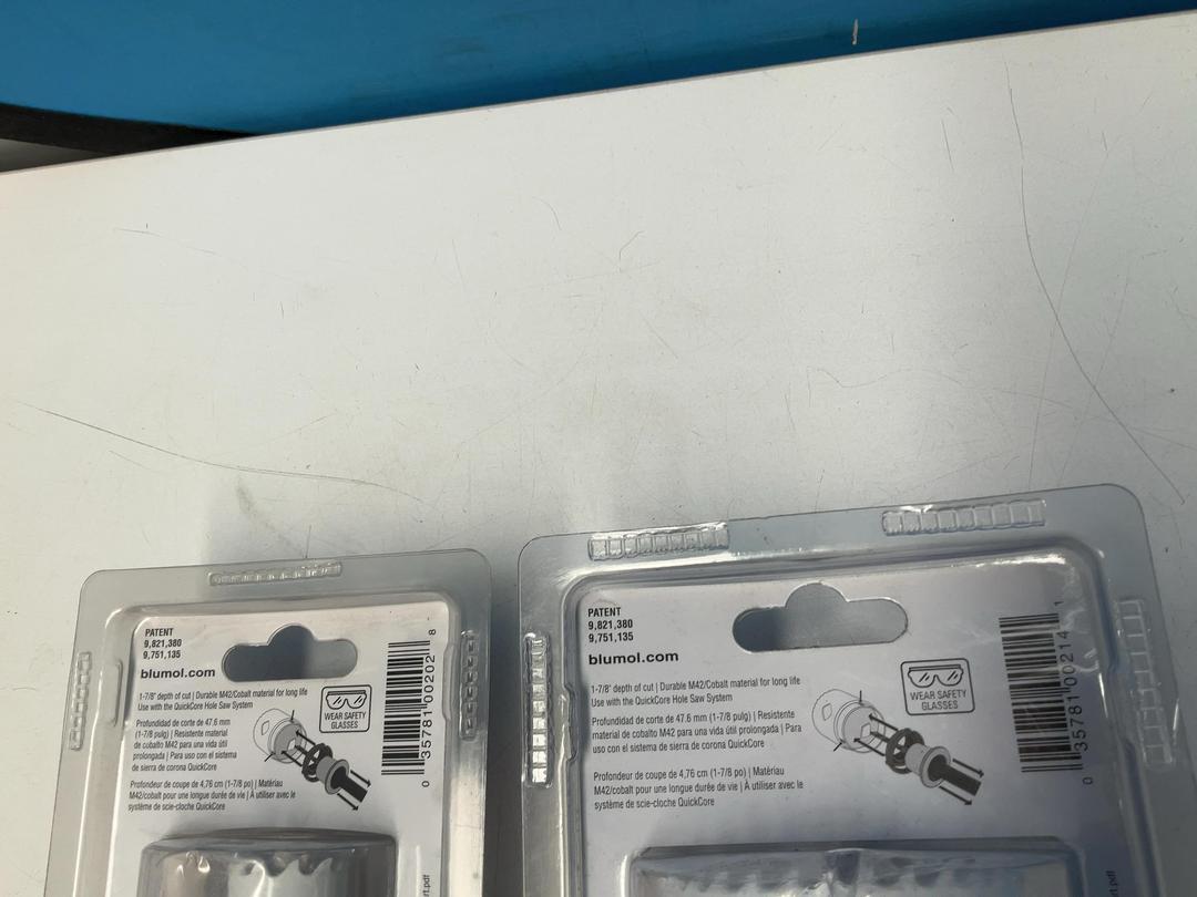 Photo '7' of 2x Blu-Mol Xtreme Quickcore Holesaws - 1x 25mm and 1x 64mm Photo '7' of 2x Blu-Mol Xtreme Quickcore Holesaws - 1x 25mm and 1x 64mm