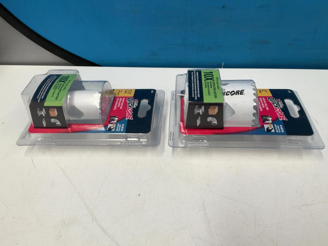 Photo '4' of 2x Blu-Mol Xtreme Quickcore Holesaws - 1x 32mm and 1x 51mm Photo '4' of 2x Blu-Mol Xtreme Quickcore Holesaws - 1x 32mm and 1x 51mm