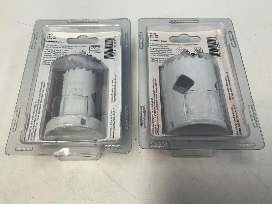Photo '8' of 2x Blu-Mol Xtreme Quickcore Holesaws - 1x 32mm and 1x 51mm Photo '8' of 2x Blu-Mol Xtreme Quickcore Holesaws - 1x 32mm and 1x 51mm