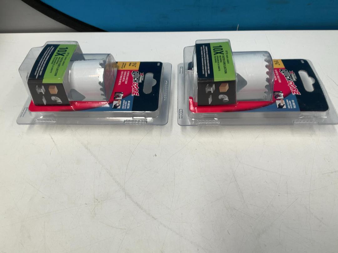 Photo '5' of 2x Blu-Mol Xtreme Quickcore Holesaws - 2x 44mm Photo '5' of 2x Blu-Mol Xtreme Quickcore Holesaws - 2x 44mm