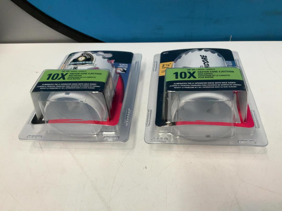 Photo '4' of 2x Blu-Mol Xtreme Quickcore Holesaws - 2x 54mm Photo '4' of 2x Blu-Mol Xtreme Quickcore Holesaws - 2x 54mm