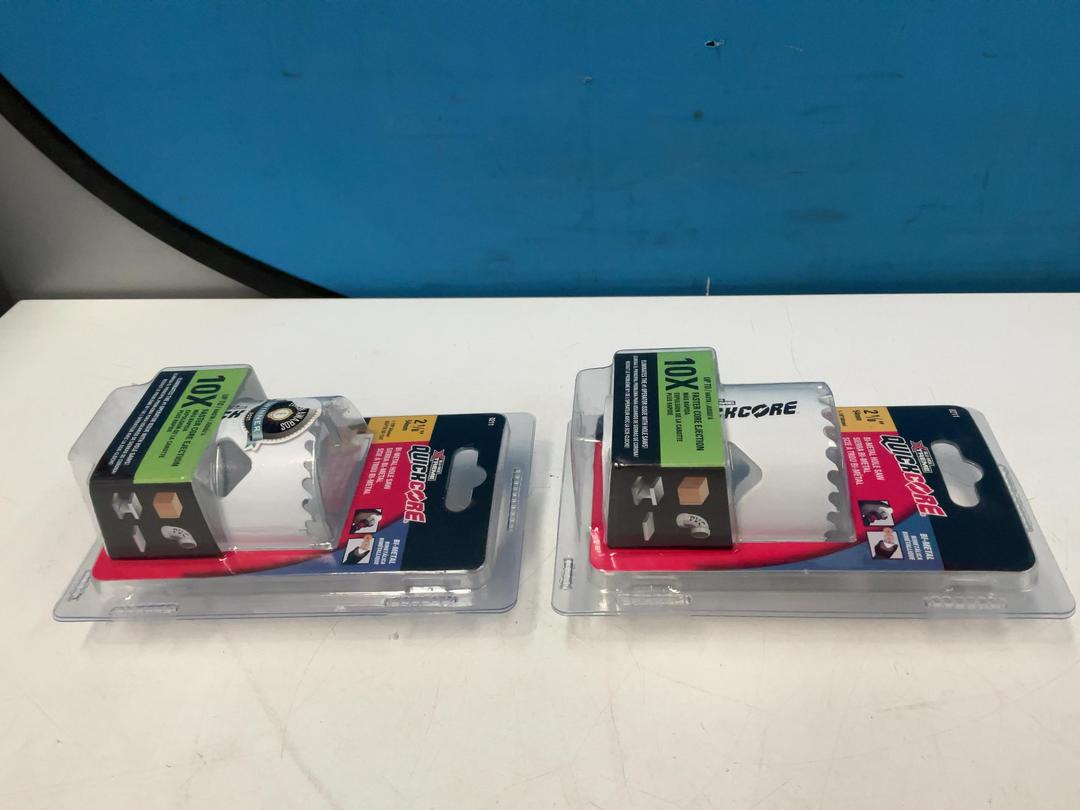 Photo '5' of 2x Blu-Mol Xtreme Quickcore Holesaws - 2x 54mm Photo '5' of 2x Blu-Mol Xtreme Quickcore Holesaws - 2x 54mm