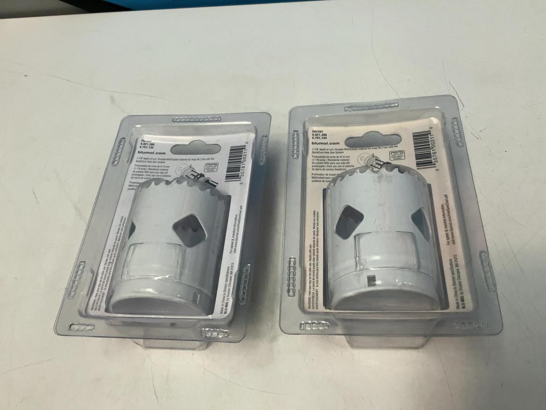 Photo '9' of 2x Blu-Mol Xtreme Quickcore Holesaws - 2x 54mm Photo '9' of 2x Blu-Mol Xtreme Quickcore Holesaws - 2x 54mm