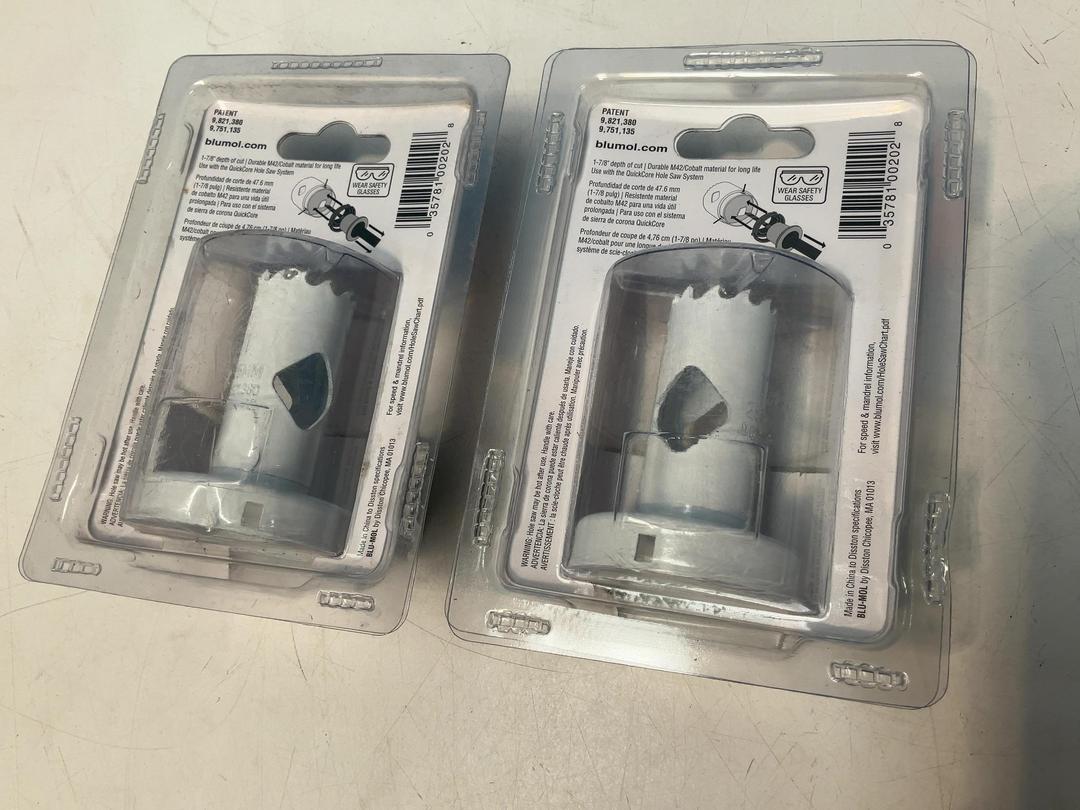 Photo '6' of 2x Blu-Mol Xtreme Quickcore Holesaws - 2x 25mm Photo '6' of 2x Blu-Mol Xtreme Quickcore Holesaws - 2x 25mm