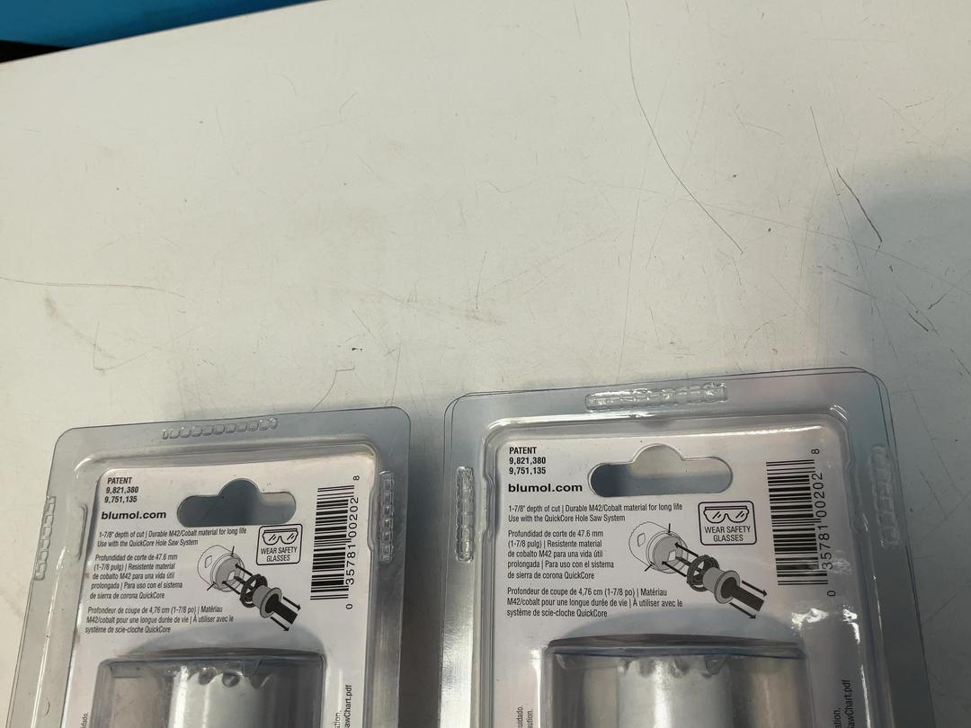 Photo '7' of 2x Blu-Mol Xtreme Quickcore Holesaws - 2x 25mm Photo '7' of 2x Blu-Mol Xtreme Quickcore Holesaws - 2x 25mm