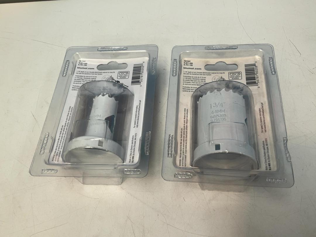Photo '9' of 2x Blu-Mol Xtreme Quickcore Holesaws - 1x 25mm and 1x 44mm Photo '9' of 2x Blu-Mol Xtreme Quickcore Holesaws - 1x 25mm and 1x 44mm
