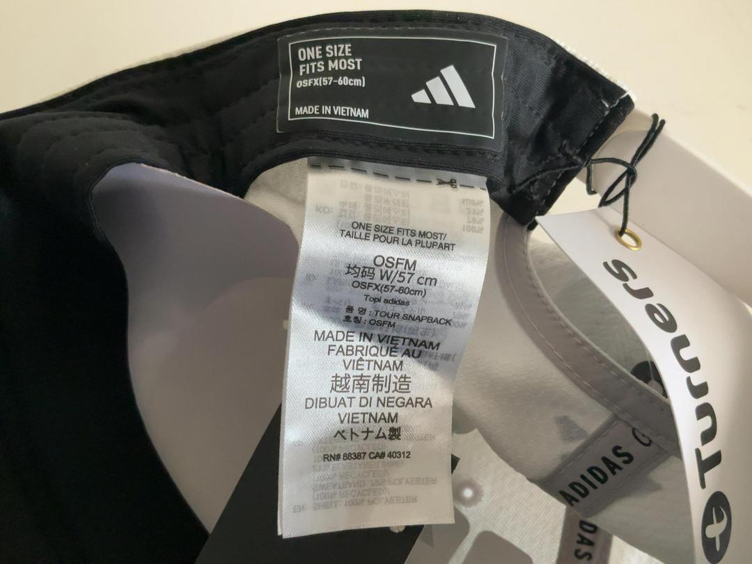 Photo '2' of White Adidas Tour Snapback Photo '2' of White Adidas Tour Snapback