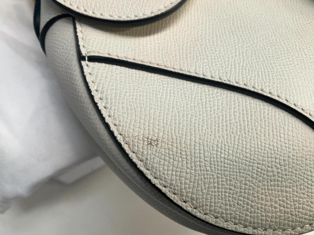 Photo '3' of Christian Dior - Saddle Bag w/ Strap - Latte Grained Calfskin