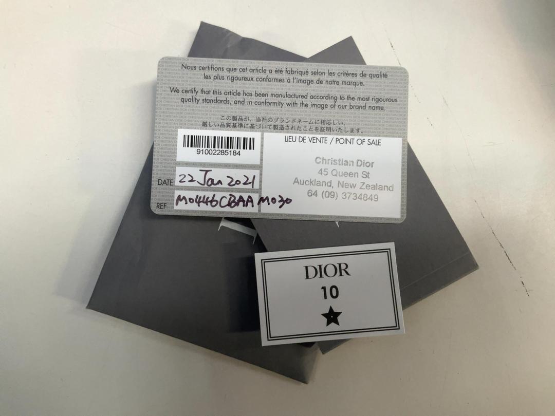 Photo '5' of Christian Dior - Saddle Bag w/ Strap - Latte Grained Calfskin