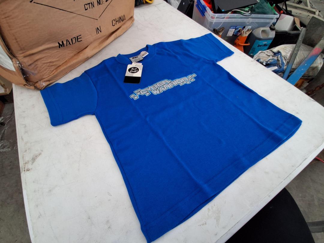 Photo '3' of Cyber Warriors Shirt Size 12 Blue
