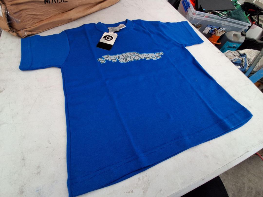 Photo '2' of Cyber Warriors Shirt Size 12 Blue