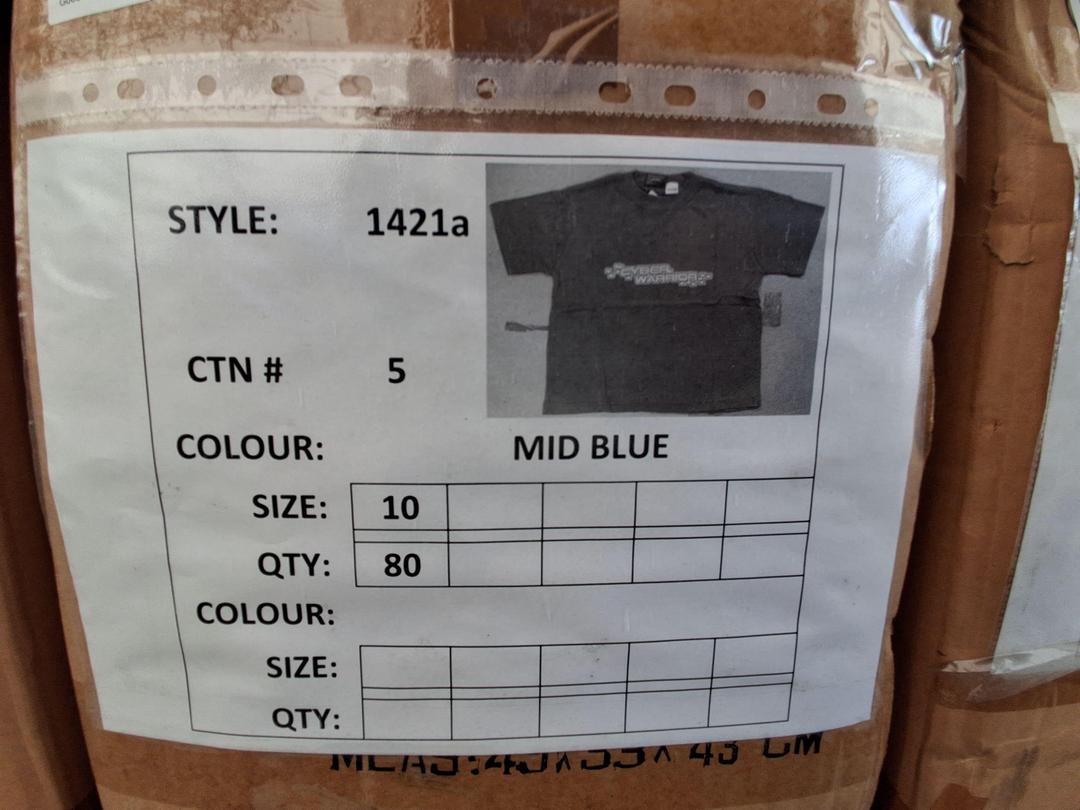 Photo '4' of Cyber Warriors Shirt Size 10 Blue Photo '4' of Cyber Warriors Shirt Size 10 Blue