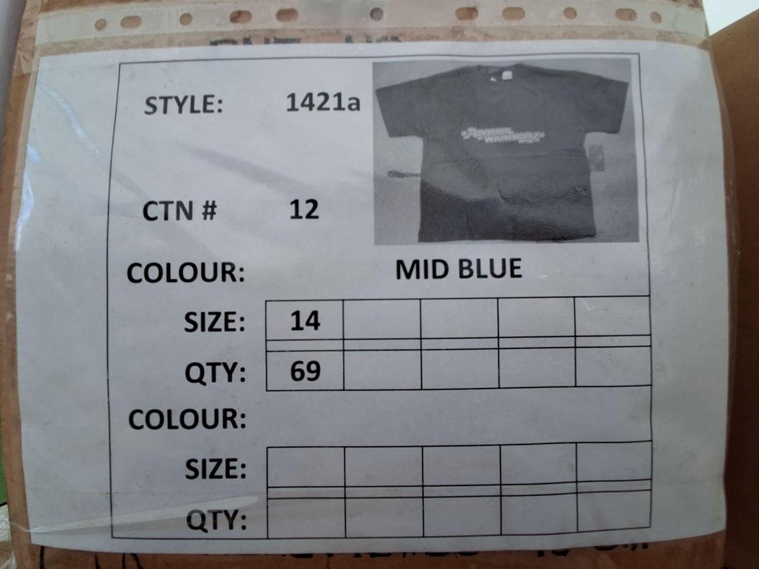 Photo '4' of Cyber Warriors Shirt Size 14 Blue