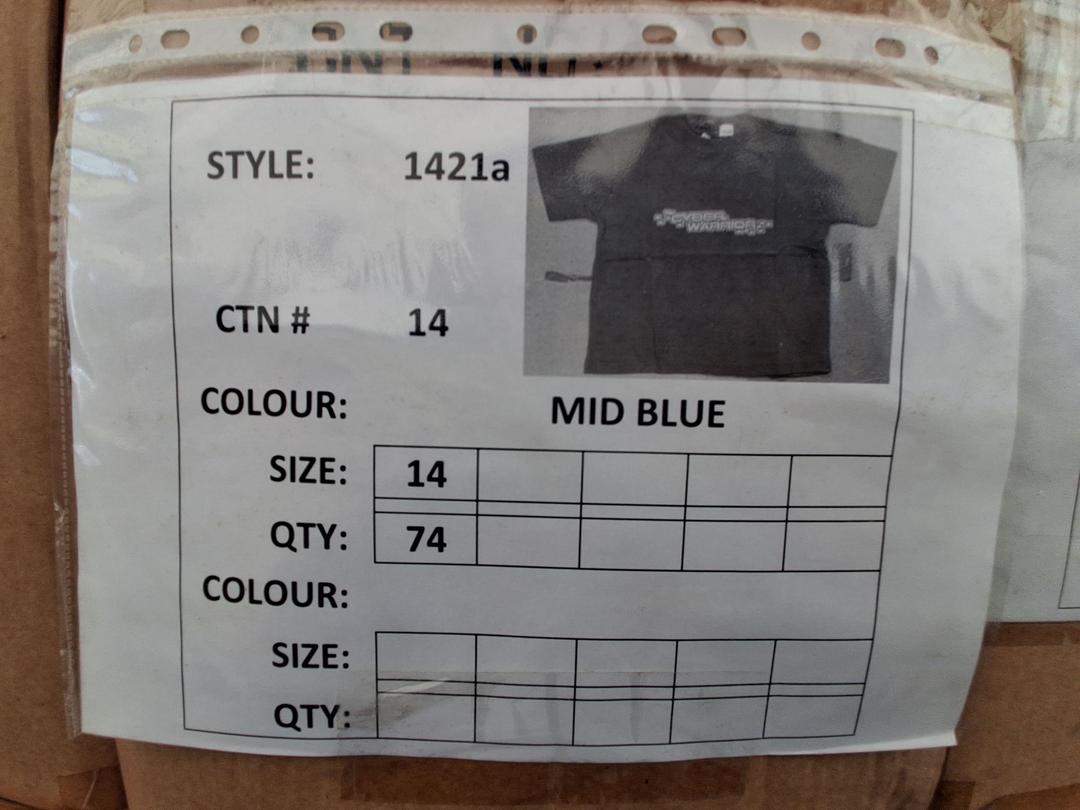 Photo '4' of Cyber Warriors Shirt Size 14 Blue Photo '4' of Cyber Warriors Shirt Size 14 Blue