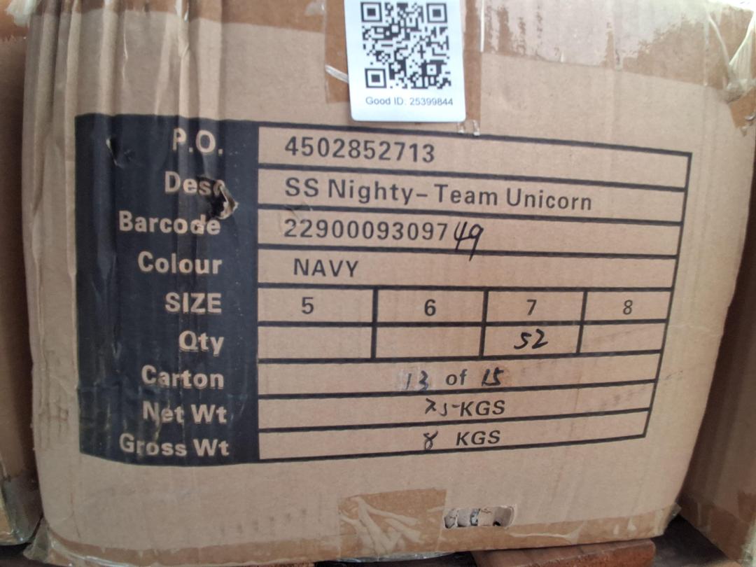 Photo '4' of Navy SS Nighty "Team Unicorn" Size 7
