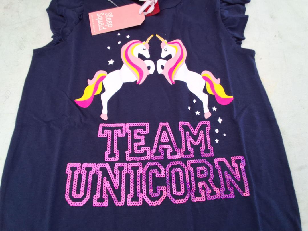 Photo '2' of Navy SS Nighty "Team Unicorn" Size 6/8 Photo '2' of Navy SS Nighty "Team Unicorn" Size 6/8