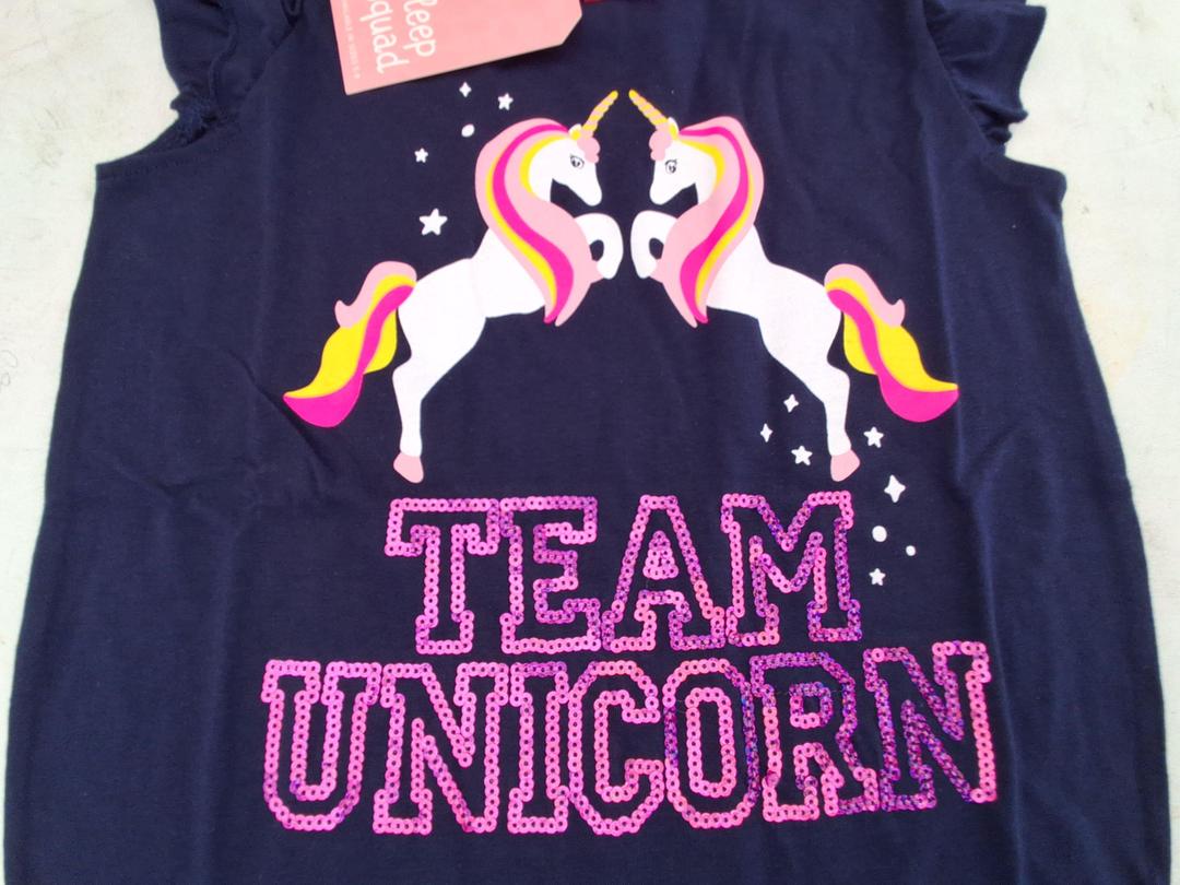 Photo '2' of Navy SS Nighty "Team Unicorn" Size 5/7 Photo '2' of Navy SS Nighty "Team Unicorn" Size 5/7