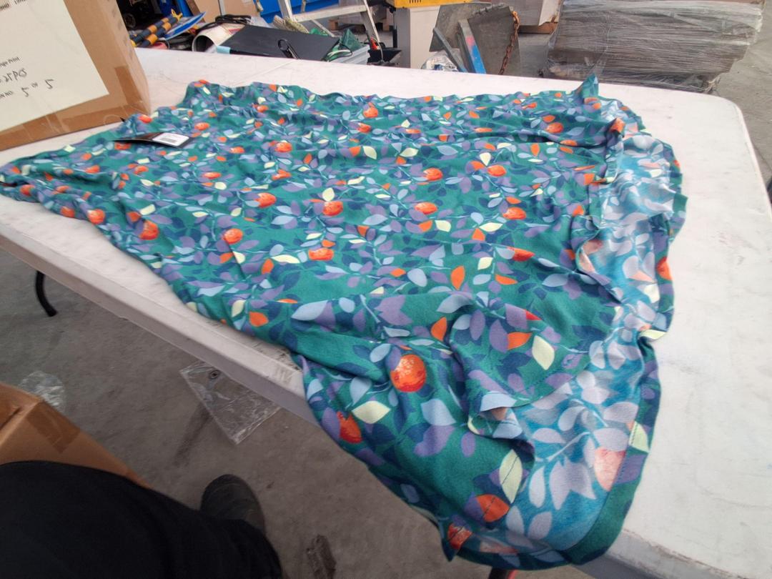 Photo '2' of Midi Skirt "Orange Print" Size 14