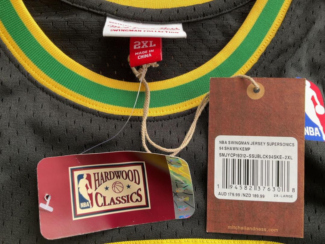 Photo '3' of NBA Swingman Jersey SuperSonics