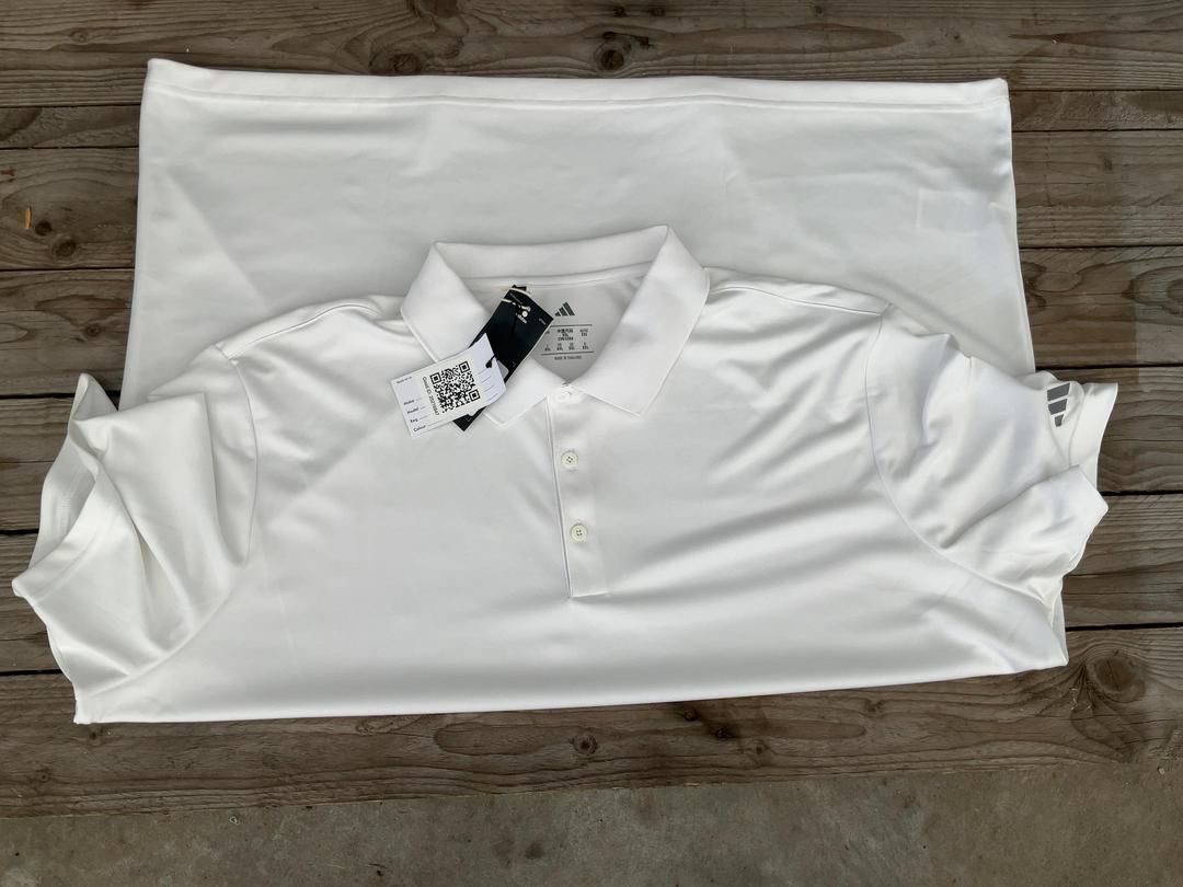 Photo '2' of Adi Perf White Blanc size 2XL Polo