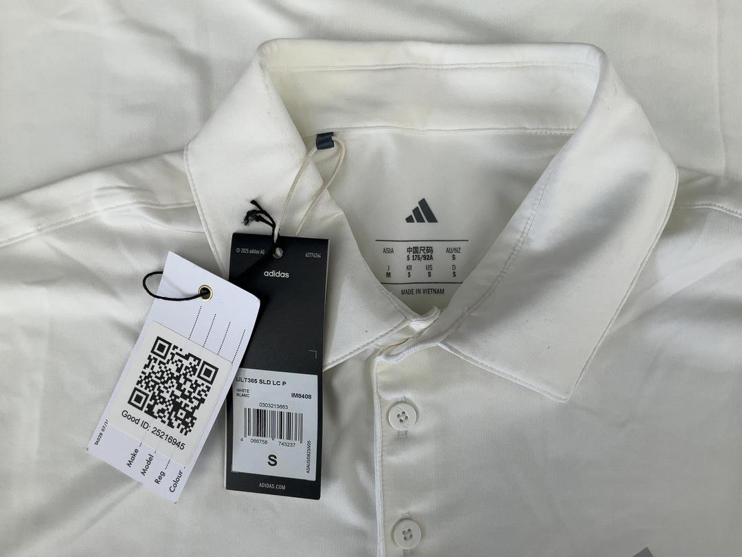 Photo '4' of ULT365 SLD LC P White Blanc size S Polo Photo '4' of ULT365 SLD LC P White Blanc size S Polo