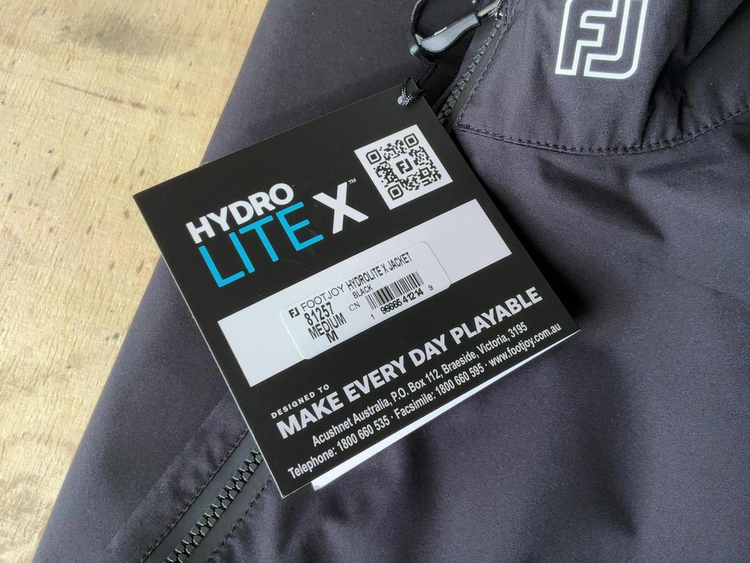 Photo '4' of Footjoy Hydrolite X Jacket Black