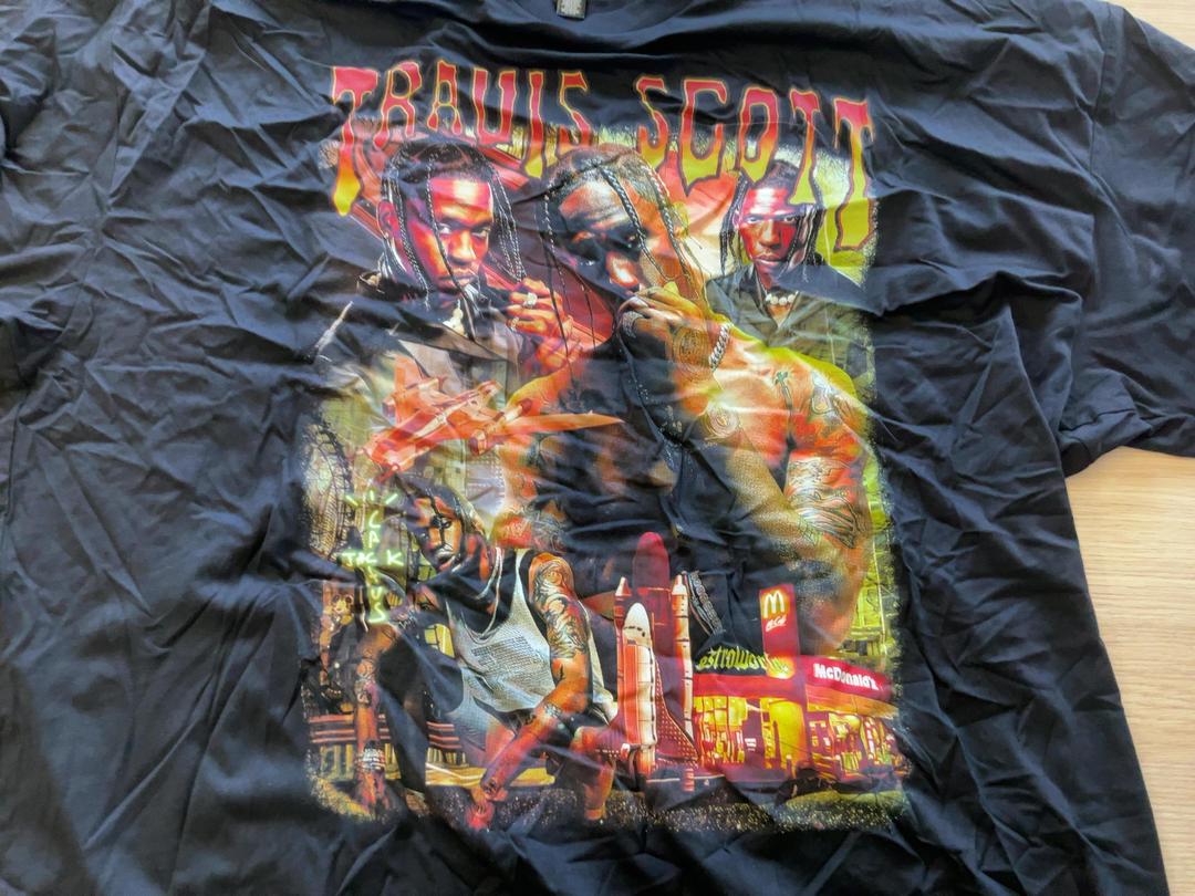 Photo '2' of AS Colour Travis Scott Printed T Shirt Photo '2' of AS Colour Travis Scott Printed T Shirt