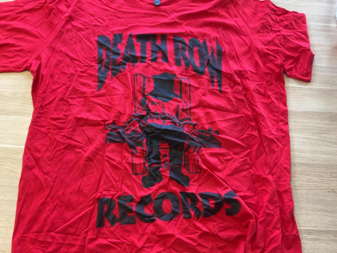 Photo '2' of Cotton Force Death Row Records Printed T Shirt Photo '2' of Cotton Force Death Row Records Printed T Shirt