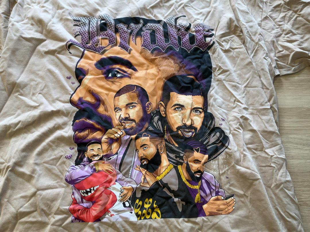 Photo '2' of Pro Club Drake Printed T Shirt Photo '2' of Pro Club Drake Printed T Shirt